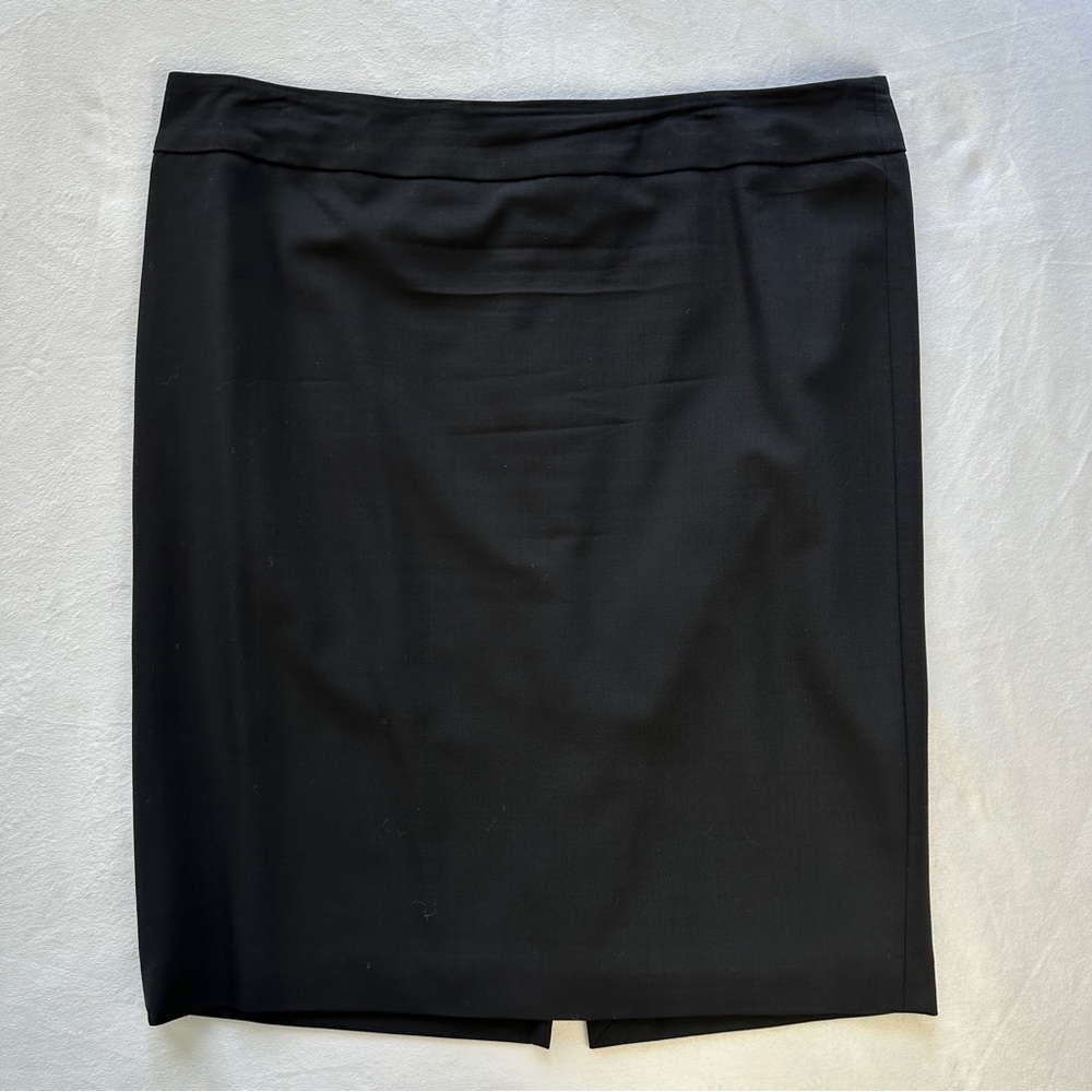 Armani Collezioni Black Midi Skirt Vintage Size 12